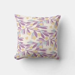 Liebe-Muster für die Valentine-Blume von Zweigen Kissen