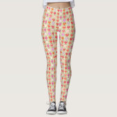 Liebe-Muster für liebliche blonde Gelbvalente Leggings (Vorderseite)