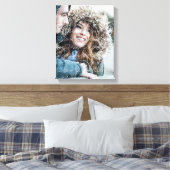 Liebe-Muster-Overlay-Foto Leinwanddruck (Insitu (Schlafzimmer))