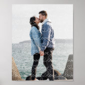 Liebe-Muster-Overlay-Foto Poster (Vorne)