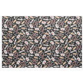 Liebe-Muster Schwarz Stoff (Yard (91,4 cm))