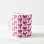 Liebe-Muster Valentine Kaffeemaschine Tasse (Vorderseite Links)