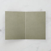 Liebe Mutter Elegante Goldene Linien Kunst Mutter  Karte (Innenseite)