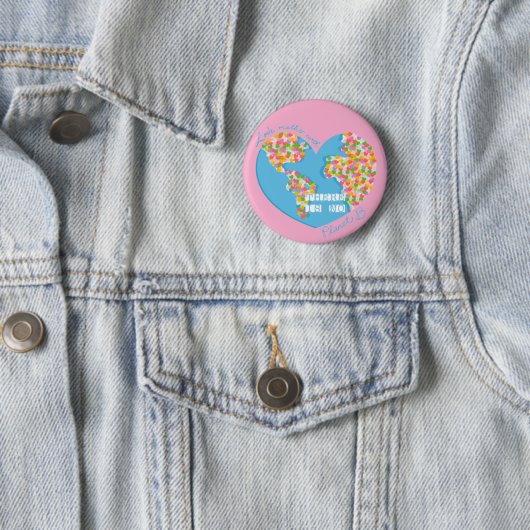 Liebe Mutter Erde Es gibt keinen Planeten B Button (Beispiel)