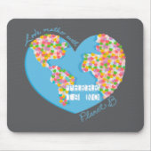 Liebe Mutter Erde Es gibt keinen Planeten B Mousepad (Vorne)