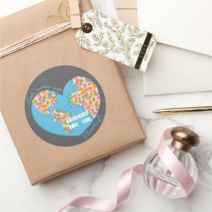 Liebe Mutter Erde Es gibt keinen Planeten B Runder Aufkleber