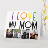 Liebe Mutter geklappte Grußkarte Karte (Gelbe Blume)