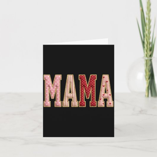 Liebe Mutter Herzen Mama Valentinstag Mutter Valen Karte (Vorderseite)