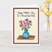 Liebe Mutter Karte Bouquet (Gelbe Blume)