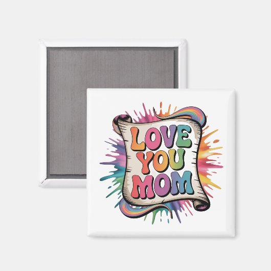 LIEBE MUTTER MAGNET (Vorderseite/Rückseite)