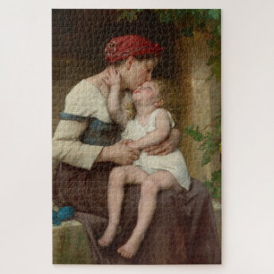 Liebe Mutter mit ihrem Adorable Child (Perrault) Puzzle