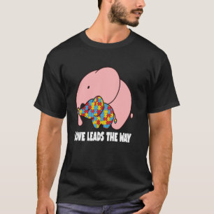 Liebe Mutter Tochter Autistische Mädchen Autismus- T-Shirt