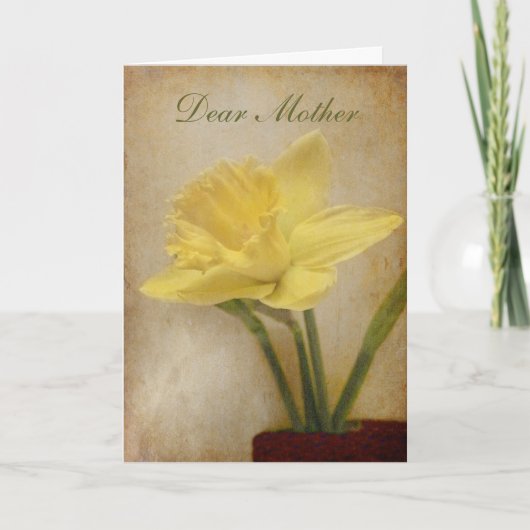 Liebe Mutter, viel Glück zum Geburtstag Karte (Vorderseite)