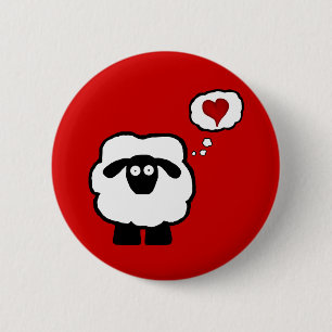 Liebe-Mutterschaf Button