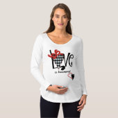 Liebe Mutterschaft Long Sleeve T - Shirt (Vorne ganz)