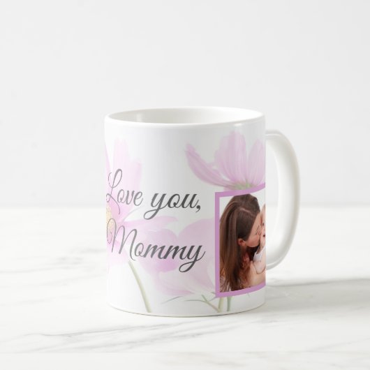 Liebe| Muttertag| Zwei Foto Kaffeetasse (VorderseiteRechts)