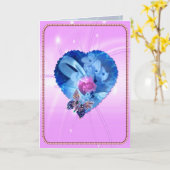 Liebe Muttertagskarte des Herzens Karte (Gelbe Blume)