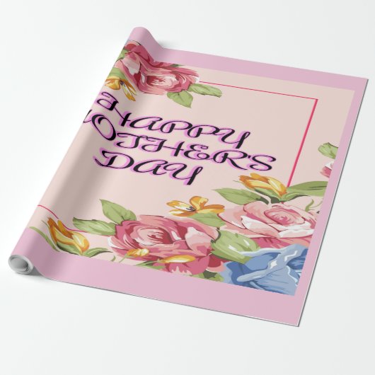 Liebe Muttertagssammlung blühend Geschenkpapier (Ungerollt)