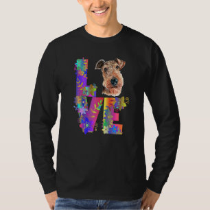 Liebe My Airedale Terrier Hund Zucht T-Shirt