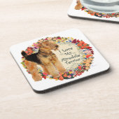 Liebe My Airedale Untersetzer (Linke Seite)
