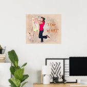 LIEBE MY ART POSTER (Heimbüro)