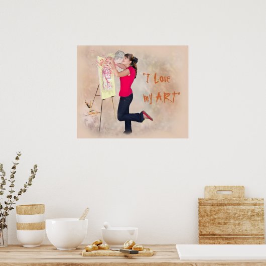 LIEBE MY ART POSTER (Küche)