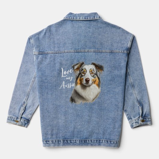 Liebe my Aussie Jean Jacket Jeansjacke (Rückseite)
