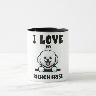 Liebe My Bichon Frise Dog Tasse