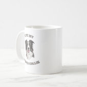Liebe My Border Collie Kaffeetasse (Vorderseite Links)