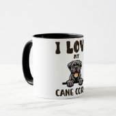 Liebe My Cane Corso Tasse (Vorderseite Links)