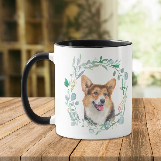 Liebe My Cardigan Corgi Wreath Tasse