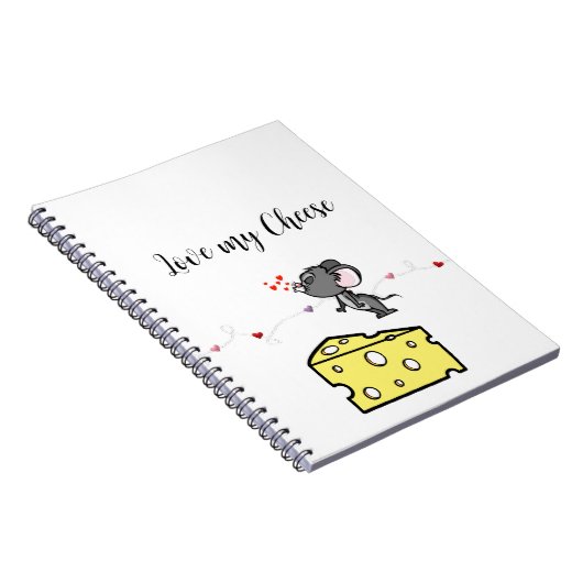 Liebe my Chei Mouse Notebook Notizblock (Rechte Seite)