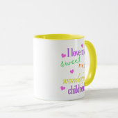 Liebe My Children Tasse (VorderseiteRechts)