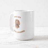 Liebe My Cocker Spaniel Kaffeetasse (Vorderseite Links)