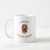 Liebe My Cocker Spaniel Kaffeetasse (Links)