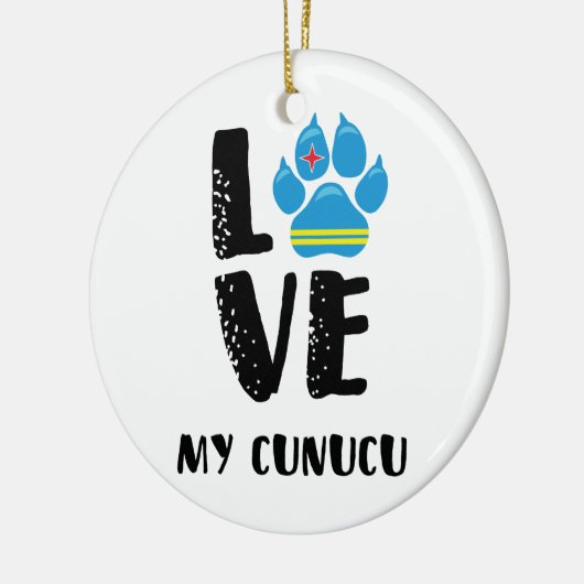Liebe MY CUNUCU (schwarze Buchstaben) - Ornament (Links)