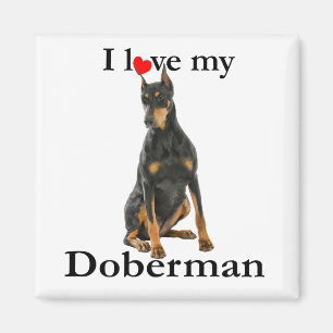 Liebe My Doberman Magnet