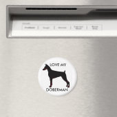 LIEBE MY, DOBERMAN MAGNET (In Situ (Geschirrspüler))