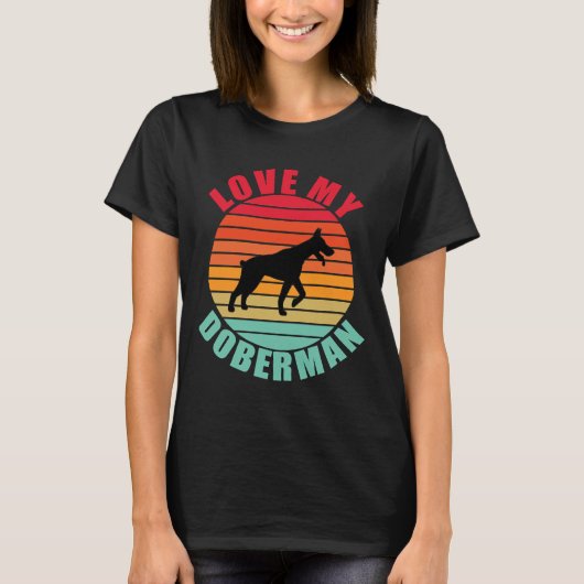 Liebe My Doberman T-Shirt (Vorderseite)
