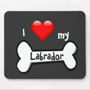 Liebe my Dog Breed (Geben Sie die Lieblingsrasse e Mousepad