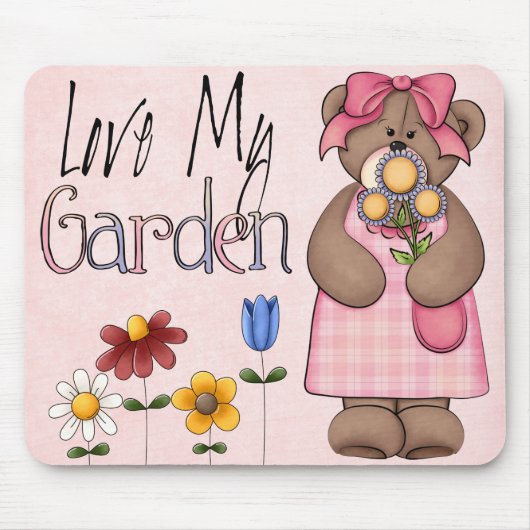 Liebe My Garden Mousepad (Vorne)