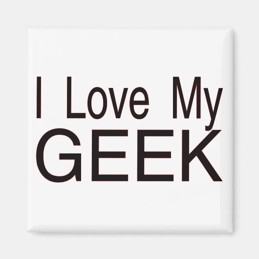 Liebe My Geek Magnet (Vorne)
