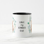 Liebe My Ginger Cat Wreath Coffee Tasse (Zentrum)