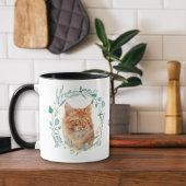 Liebe My Ginger Cat Wreath Coffee Tasse