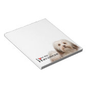 Liebe My Havanese Notepad Notizblock (angewinkelt)