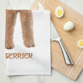 Liebe My Irish Terrier Geschirrtuch (Viertel Falte)