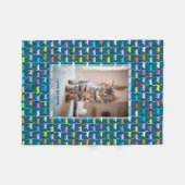 Liebe My Kitty Your Custom Foto Cat Drucken Sie Aq Fleecedecke (Vorderseite (Horizontal))