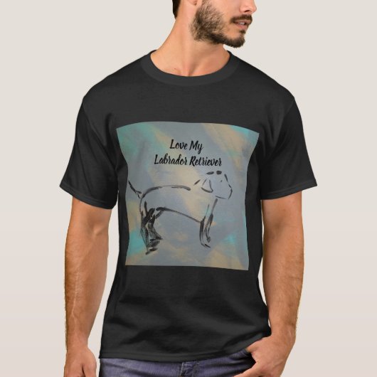 Liebe My Labrador Retriever T - Shirt (Vorderseite)