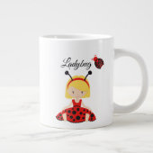 Liebe My Ladybug - Jumbo-Tasse (Rechts)