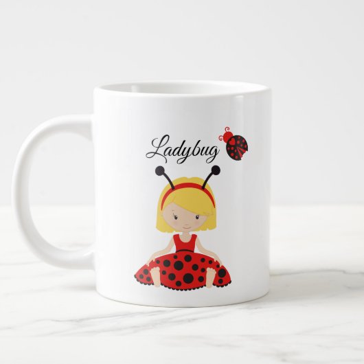 Liebe My Ladybug - Jumbo-Tasse (Links)